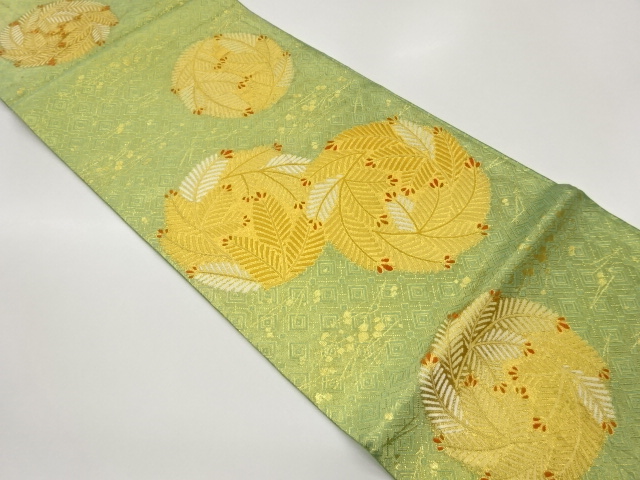 JAPANESE FUKURO OBI / SAGANISHIKI / WOVEN YOUNG PINE